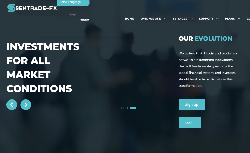 Sentradefx.net Scam Review